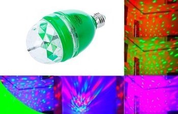 Светомузыка Crystal RGB 0,5 Вт, зеленый корпус - вид 1 миниатюра