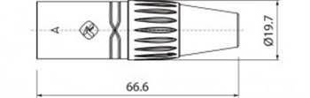 Разъем Roxtone RX3MP-NT XLR male (папа) - вид 5 миниатюра