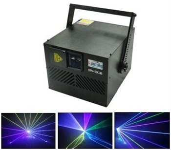 Лазер анимационный LanLing L-5W RGB 25KPPS ILDA - вид 1 миниатюра