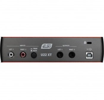 USB аудио интерфейс ESI U22 XT - вид 2 миниатюра