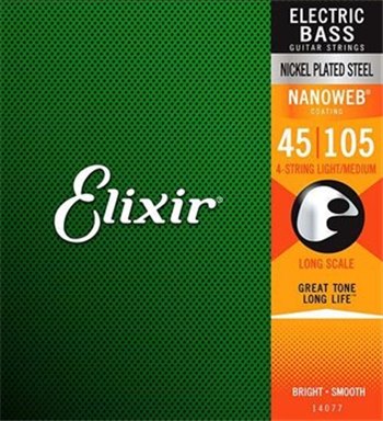 Струна для бас гитары Elixir BASS NW 125LS - вид 1 миниатюра