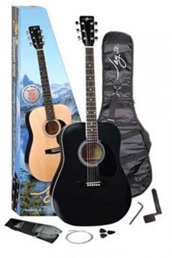 Акустическая гитара (Набор) Jay Turser JJ45 PAK BK - вид 1 миниатюра