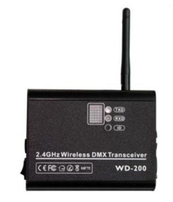 2.4G Беспроводной DMX приемник/передатчик WD-200