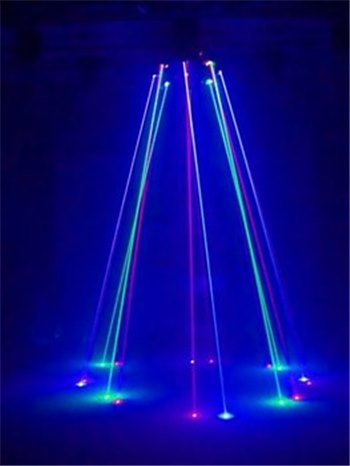 Лазер New Light M-J8-50RGB RGB 8-light Laser Scan - вид 1 миниатюра