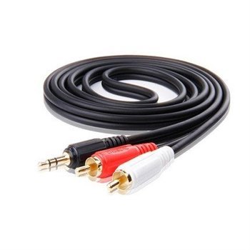 Міжблочний кабель Mini Jack - 2RCA SKY SOUND RC-001 (1.5m) PRO - вид 1 мініатюра