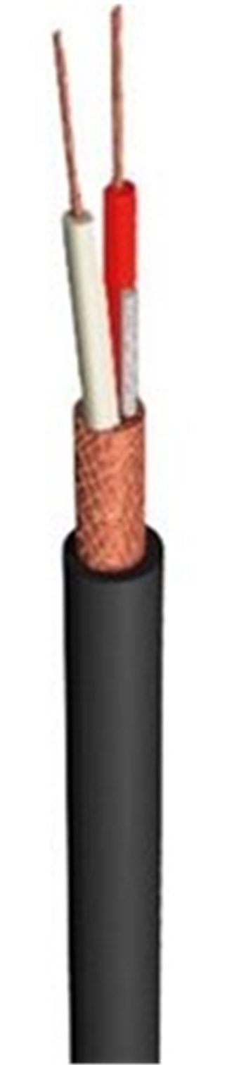 Микрофонный кабель MK 1 микр, двуж, черный - вид 1 миниатюра