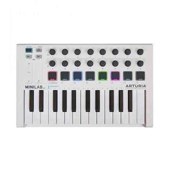 MIDI-клавиатура/Контроллер Arturia MiniLab MKII - вид 1 миниатюра