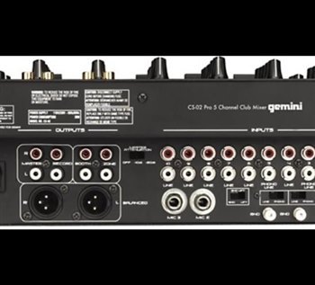 Микшерный пульт для DJ Gemini CS-02 - вид 3 миниатюра