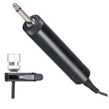 Комплект микрофонов EA30with black lavalier mic-electret adapter 3,5 to 6,3 - вид 1 миниатюра