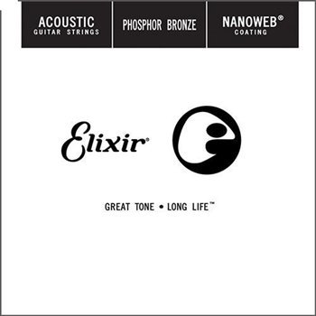Струна для акустической гитары Elixir PB NW 022 Sgl - вид 1 миниатюра