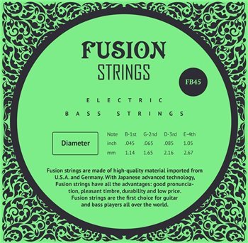Струны для бас-гитары Fusion strings FB45 - вид 1 миниатюра