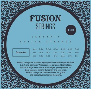 Струны для гитары (електро) Fusion strings FE10 - вид 1 миниатюра