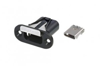 Панельный разъем USB Type Neutrik NMC-C-HR - вид 1 миниатюра
