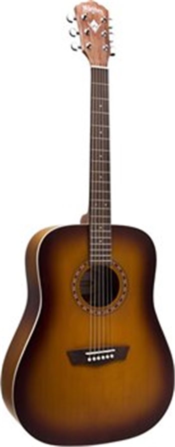Акустическая гитара Washburn WD7 SATBM - вид 1 миниатюра