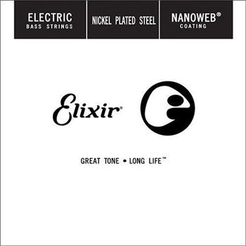 Струна для бас гитары Elixir 5S NW 130TW XL Sgl