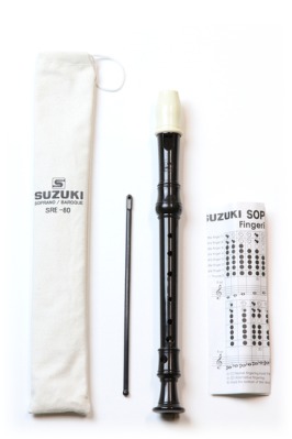 Блок флейта Suzuki SRE-80 - вид 3 миниатюра