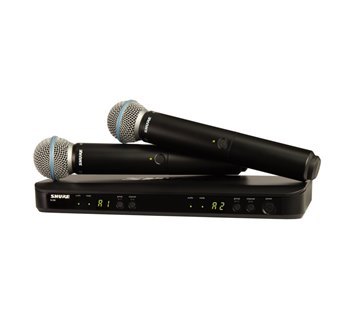 Радиосистема с двумя микрофонами SHURE BLX288/B58 - вид 1 миниатюра