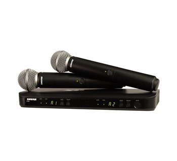 Комплект радиосистемы для вокалистов с двумя SHURE SM58 - вид 1 миниатюра