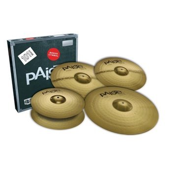 Тарелки для барабанов Paiste 101 Brass Universal Set + Crash 14 - вид 1 миниатюра