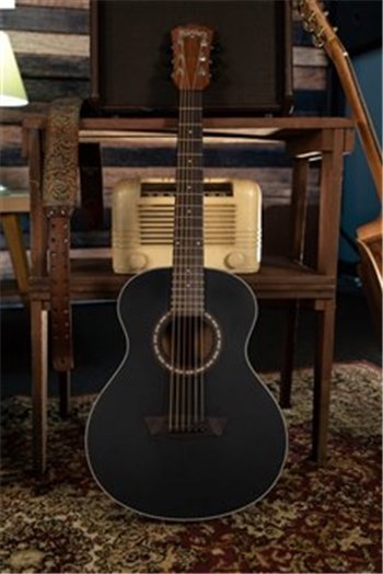 Акустическая гитара Washburn AGM5BMK - вид 3 миниатюра
