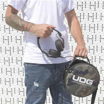 UDG Ultimate DIGI Headphone Bag Black Camo, Orange/ins - вид 9 миниатюра