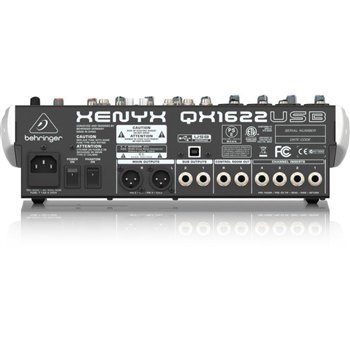 Пассивный микшерный пульт Behringer XENYX QX1622USB - вид 5 миниатюра