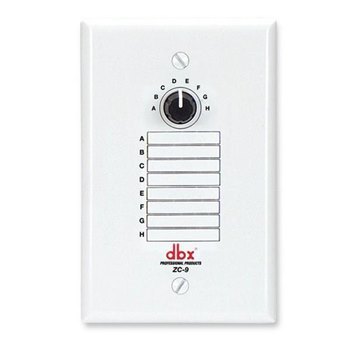 Настенный контроллер управления зонами ZonePro DBX ZC9-US - вид 1 миниатюра