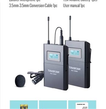 Радиосистема для видеокамеры Takstar SGC-100W - вид 7 миниатюра