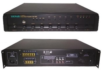 Трансляционный усилитель Younasi Y-2080FU, 80Вт, USB, 5 zones - вид 1 миниатюра