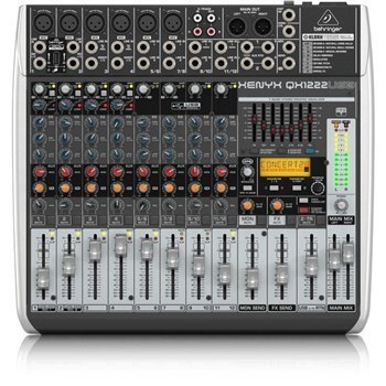 Микшерный пульт Behringer XENYX QX1222USB - вид 1 миниатюра