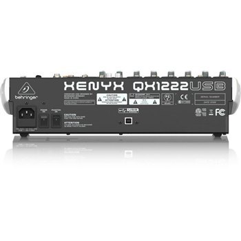 Мікшерний пульт Behringer XENYX QX1222USB - вид 6 мініатюра