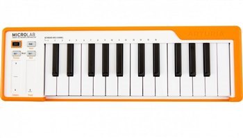 MIDI-клавиатура Arturia MicroLab (Orange) - вид 1 миниатюра