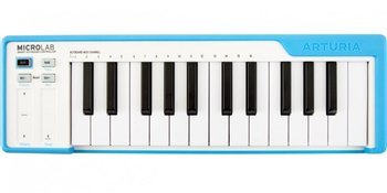 MIDI-клавиатура Arturia MicroLab (Blue) - вид 1 миниатюра