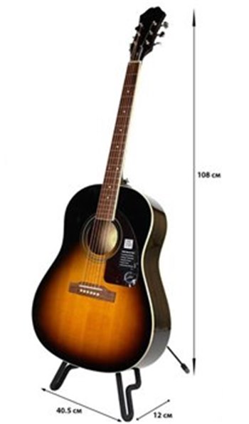 Гитара акустическая EPIPHONE AJ-220S VS - вид 2 миниатюра
