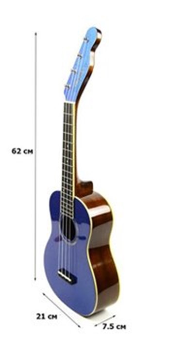 Укулеле FENDER UKULELE ZUMA CONCERT LAKE PLACID BLUE - вид 2 миниатюра