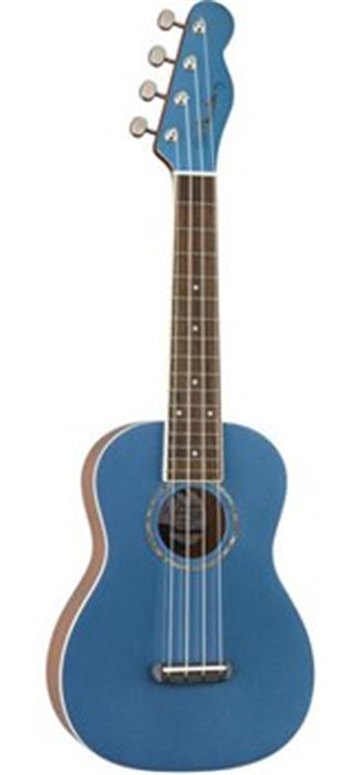 Укулеле FENDER UKULELE ZUMA CONCERT LAKE PLACID BLUE - вид 4 миниатюра