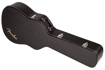 Кейс для акустической гитары FENDER DREADNOUGHT ACOUSTIC GUITAR CASE BLACK FLAT TOP - вид 1 миниатюра