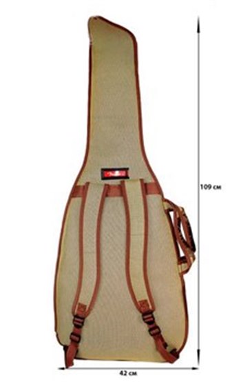 Чехол для электрогитары FENDER FET-610 ELECTRIC GUITAR GIG BAG TWEED - вид 1 миниатюра