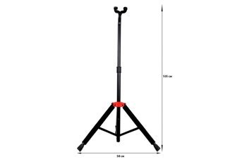 Стойка для гитары FENDER DELUXE HANGING GUITAR STAND BLACK/RED - вид 1 миниатюра