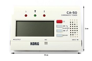 Тюнер KORG CA-50 - вид 1 мініатюра