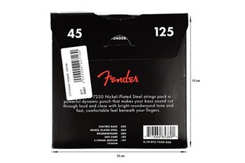 Струни для бас-гітар FENDER 7250 5M - вид 1 мініатюра