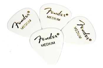 Медиатор FENDER 351 WHITE PICK GROSS MEDIUM - вид 3 миниатюра