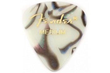 Набор медиаторов FENDER 351 PREMIUM CELLULOID ABALONE MEDIUM - вид 1 миниатюра