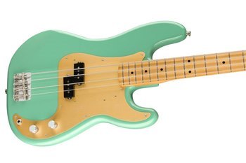 Бас-гитара FENDER VINTERA '50s PRECISION BASS MN SEA FOAM GREEN - вид 6 миниатюра