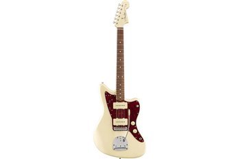 Електрогітара FENDER VINTERA '60s JAZZMASTER PFN OLYMPIC WHITE - вид 1 мініатюра