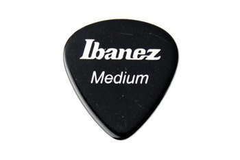 Медиатор IBANEZ ACE161 BLACK MEDIUM - вид 1 миниатюра