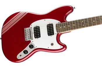 Электрогитара SQUIER by FENDER BULLET MUSTANG LTD COMPETITION RED - вид 3 миниатюра