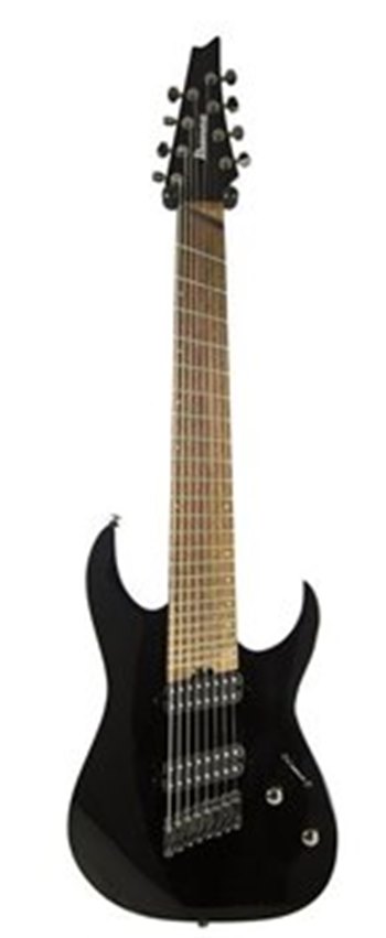 Электрогитара IBANEZ RGMS8-BK - вид 1 миниатюра