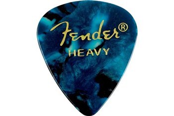 Медиатор FENDER 351 SHAPE PREMIUM PICKS HEAVY OCEAN TURQUOISE - вид 1 миниатюра