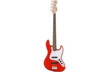 Бас-гитара SQUIER by FENDER AFFINITY JAZZ BASS LRL RACE RED - вид 1 миниатюра